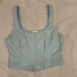 Altar’d State small leather corset top